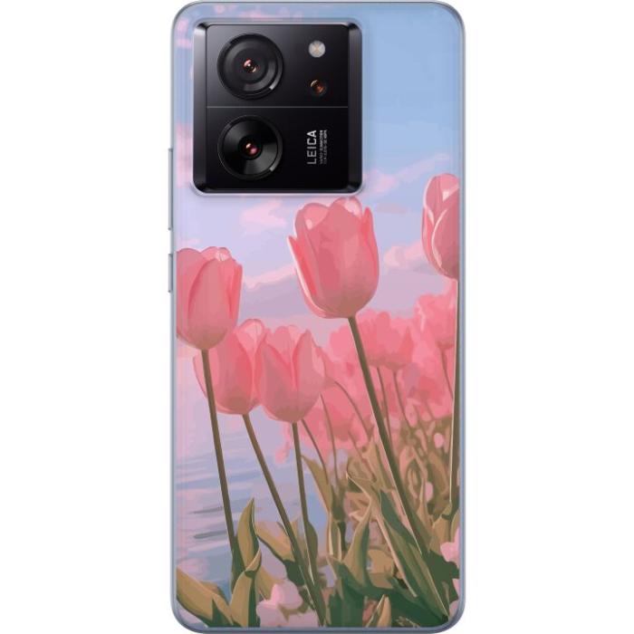iSecrets - Mobilskal till Xiaomi 13T Pro med Rosa Tulpaner