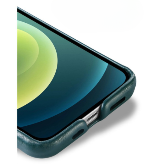UTGATT1 - BOOM iPhone X/XS Läderskal Magsafe - Blå