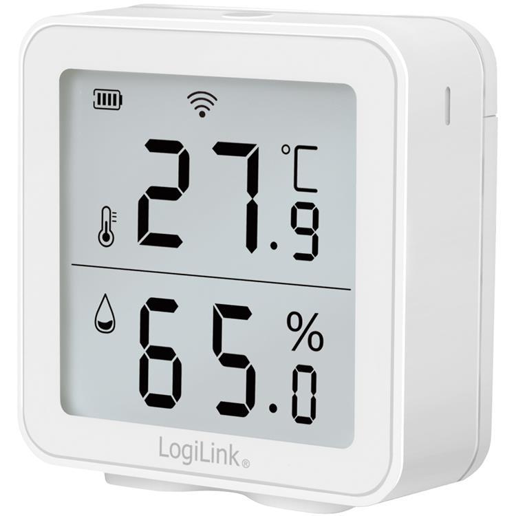 LOGILINK Smart Temp- & luftfuktighetssensor Wifi Tuya | 264 | AlltMobil