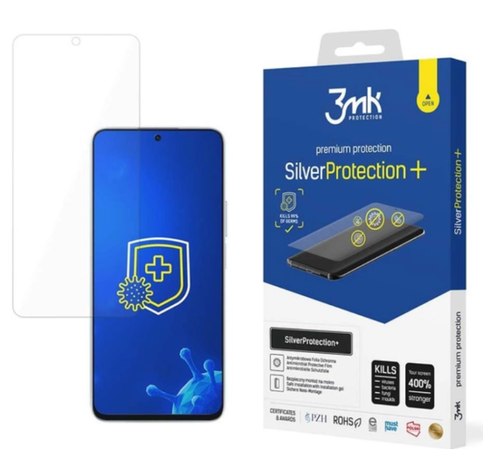 3MK - 3MK Xiaomi Poco X6 Pro Plastfilm skärmskydd Silver Protection+