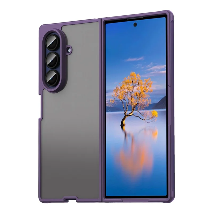 Galaxy Z Fold7 5G Mobilskal Frosted Translucent - Lila | 2353 | AlltMobil