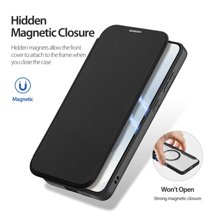Dux Ducis - Dux Ducis Galaxy S25 Edge Plånboksfodral MagSafe Skin X Pro