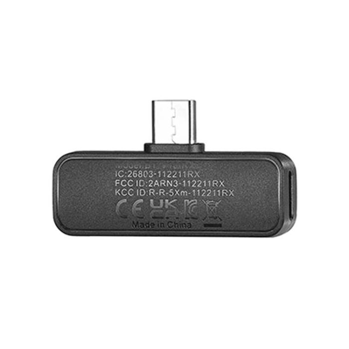 BOYA - BOYA Trådlös Mini Lavaliermikrofon USB-C 2.4Ghz 2 Sändare + 1 Mottagare BY-V20