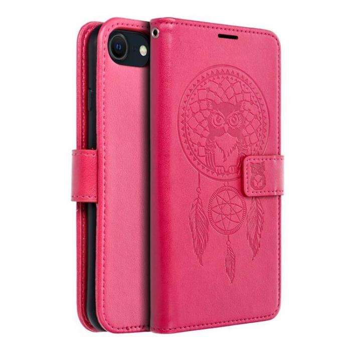 OEM - iPhone 7/8/SE (2020/2022) Plånboksfodral Mezzo - Magenta