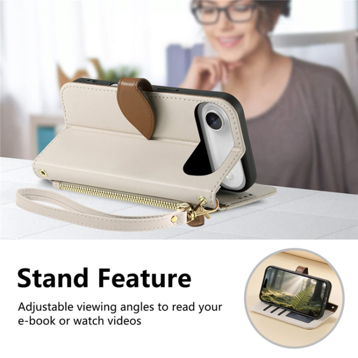 A-One Brand - iPhone Air Plånboksfodral Leaf Magnetiskt Spänne Läder