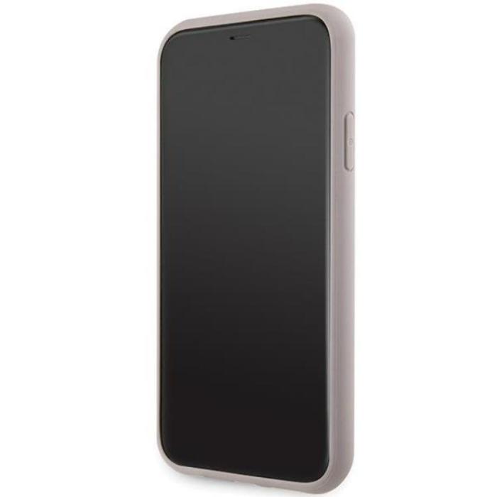 Guess - Guess iPhone 11/XR Mobilskal Magsafe Saffiano - Rosa