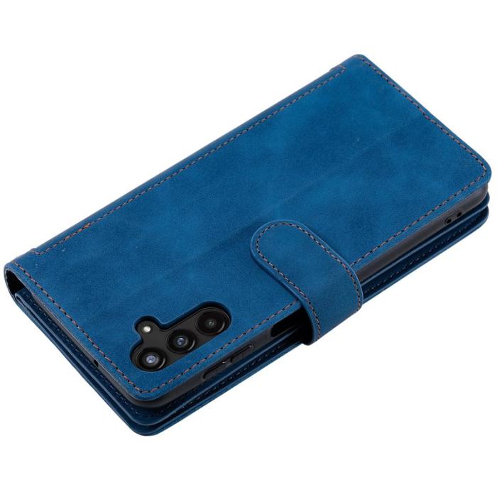 OEM - Samsung Galaxy S26 / S26 Pro Fodral 9 Kortfack Dragkedja Konstläder - Blå