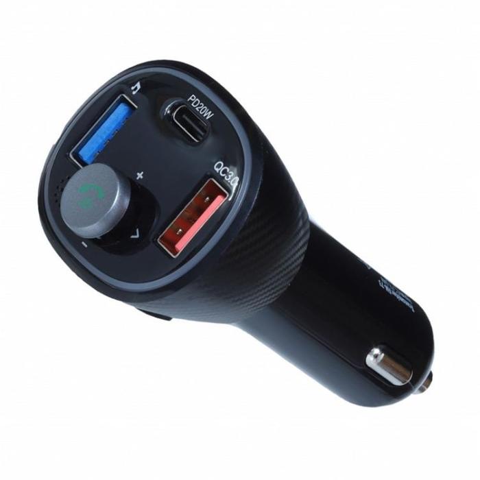 OEM - FM MP3-Sändare Bluetooth 5.0 + USB A QC3.0 + Typ C 30W ART FM-73 ART