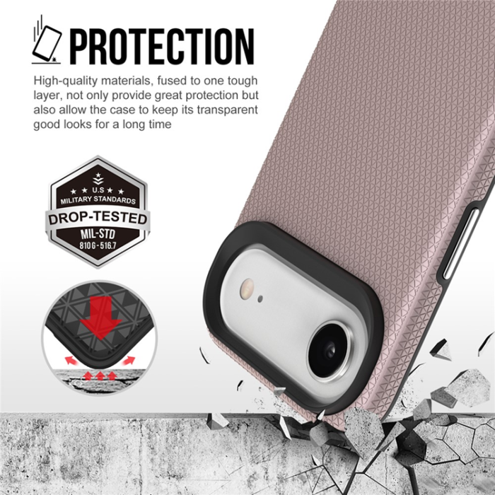 A-One Brand - iPhone 17 Air Mobilskal MagSafe Protective TPU+PC - Roséguld