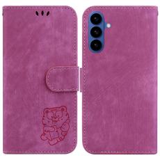 OEM - Samsung Galaxy S26 / S26 Pro Pl&aring;nboksfodral Konstl&auml;der St&ouml;tbest&auml;ndig - Rosa