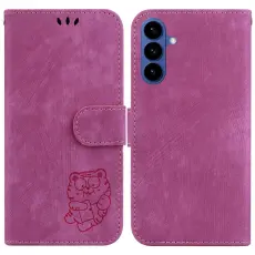 OEM - Samsung Galaxy S26 / S26 Pro Pl&aring;nboksfodral Konstl&auml;der St&ouml;tbest&auml;ndig - Rosa