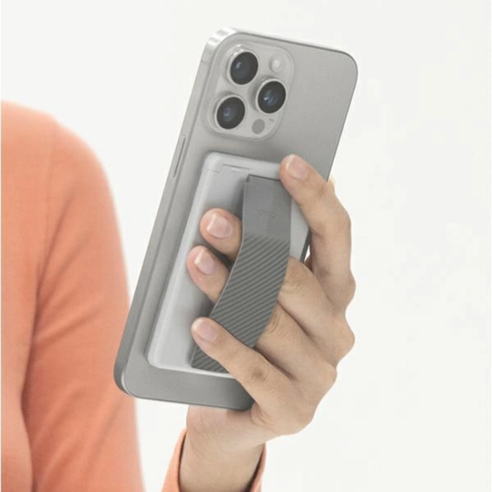UNIQ - UNIQ Mobilgrip Heldro ID Magnet Plånbok - Grå