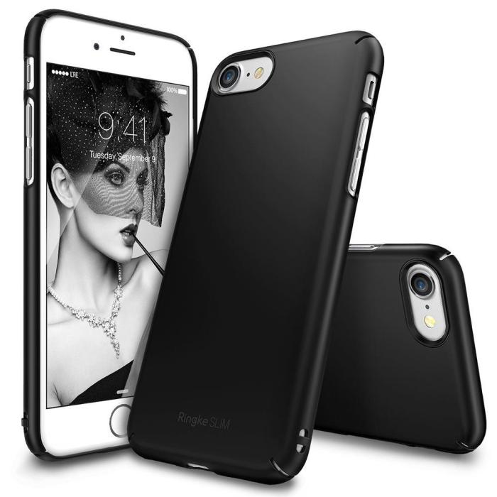 UTGATT5 - Ringke Slim Skal till Apple iPhone 8/7 - Svart