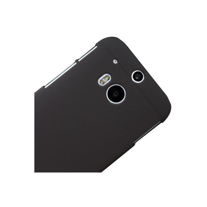Nillkin - Nillkin Frosted Shield Skal till HTC One M8 (Brun) + Skärmskydd