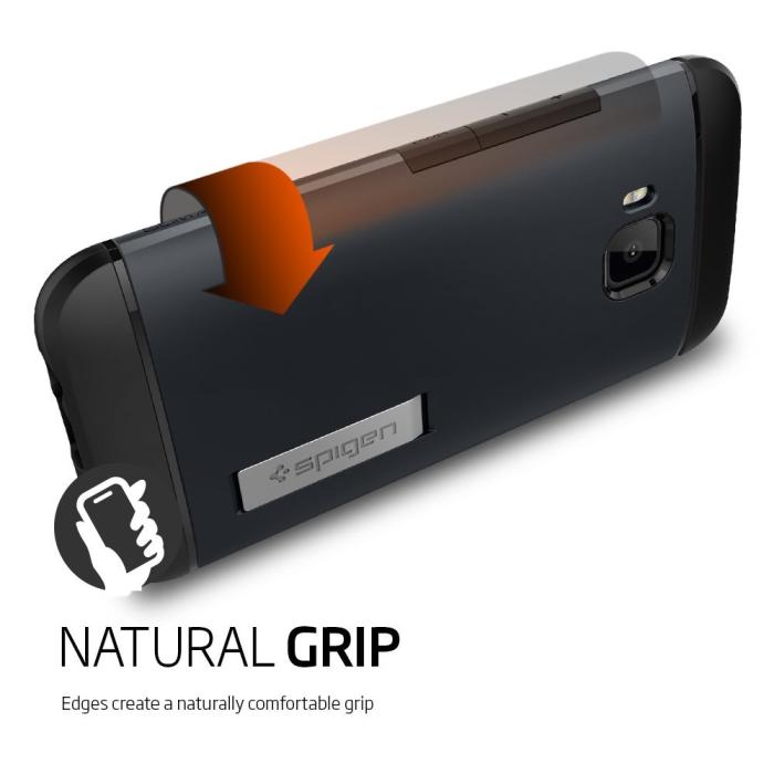 UTGATT5 - SPIGEN SlimArmor Skal till HTC One M9 - Metal Slate