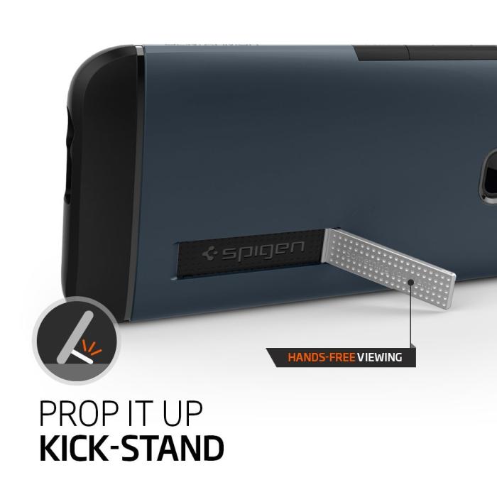 UTGATT5 - SPIGEN SlimArmor Skal till HTC One M9 - Metal Slate