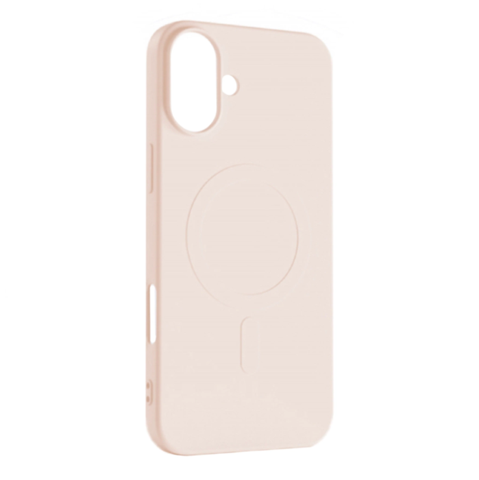 OEM - iPhone 16 Pro Mobilskal Magsafe Liquid Silikon - Ljusrosa