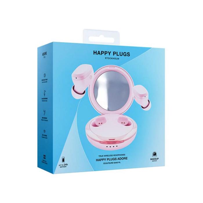 Happy Plugs - Happy Plugs Hörlur Adore - Rosa