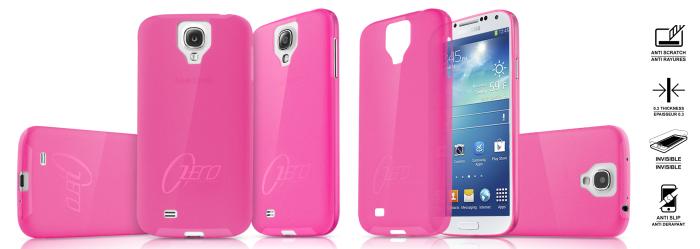 UTGATT4 - ITSkins Zero 3 Skal till Samsung Galaxy S4 i9500 (Magenta) + Skärmskydd