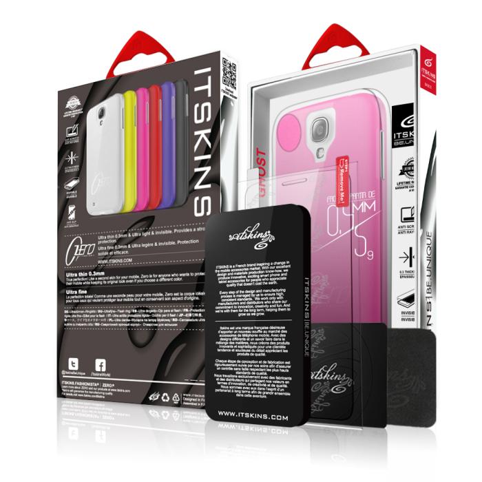 UTGATT4 - ITSkins Zero 3 Skal till Samsung Galaxy S4 i9500 (Magenta) + Skärmskydd