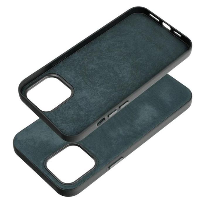 OEM - iPhone 12 Pro Max Mobilskal Magsafe Woven - Grön