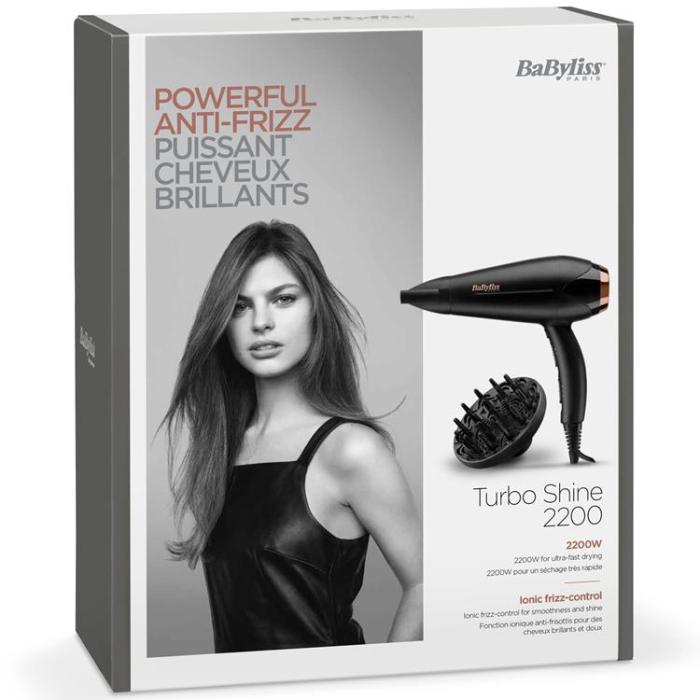 Babyliss - BABYLISS Hårfön Turbo Shine 2200 D570DE