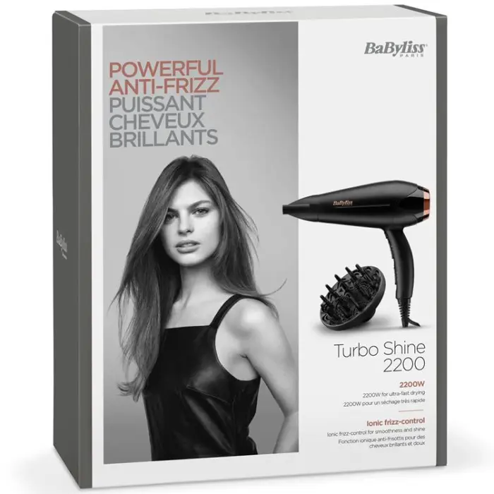 Babyliss - BABYLISS Hårfön Turbo Shine 2200 D570DE