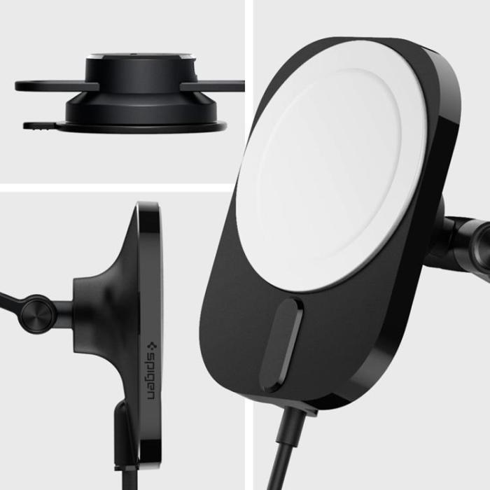Spigen - Spigen Billhållare Och Billaddare Onetap Pro 3 Universal - Svart