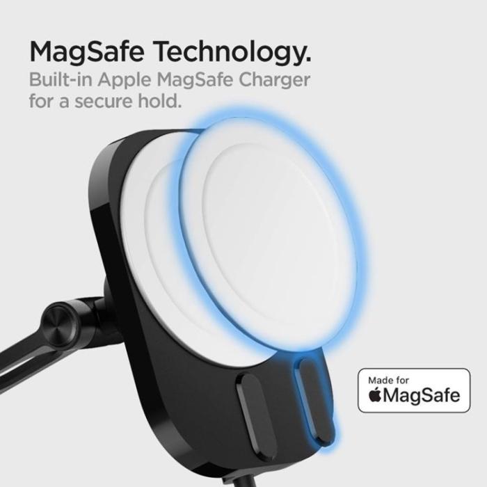Spigen - Spigen Billhållare Och Billaddare Onetap Pro 3 Universal - Svart