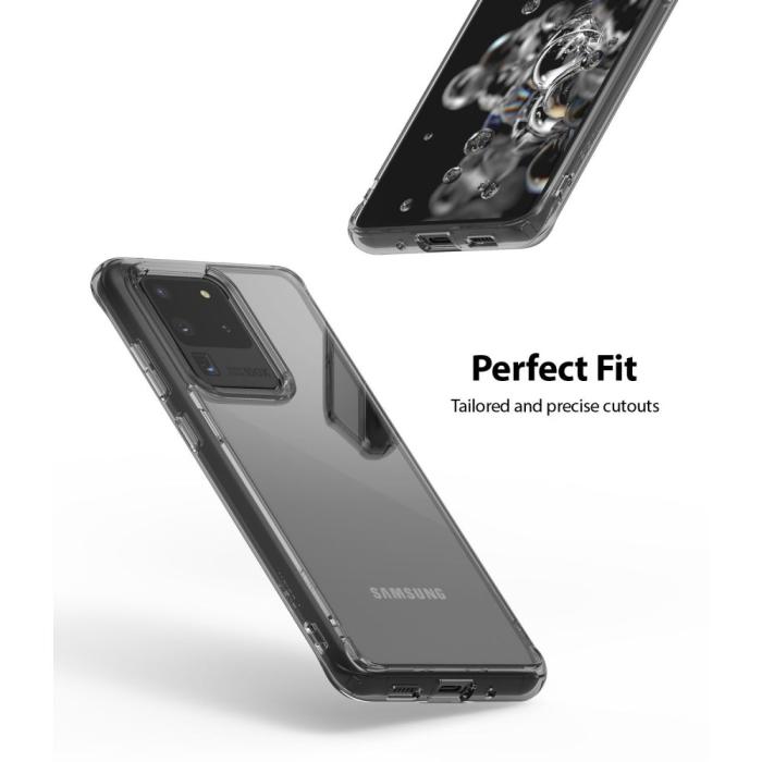 Ringke - Ringke Fusion Shock Absorption Skal till Samsung Galaxy S20 Ultra - Svart