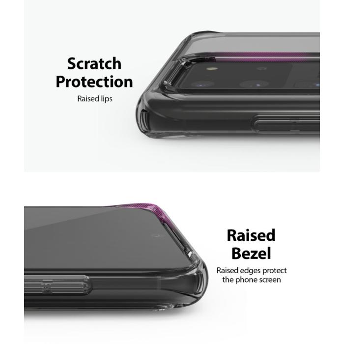 Ringke - Ringke Fusion Shock Absorption Skal till Samsung Galaxy S20 Ultra - Svart