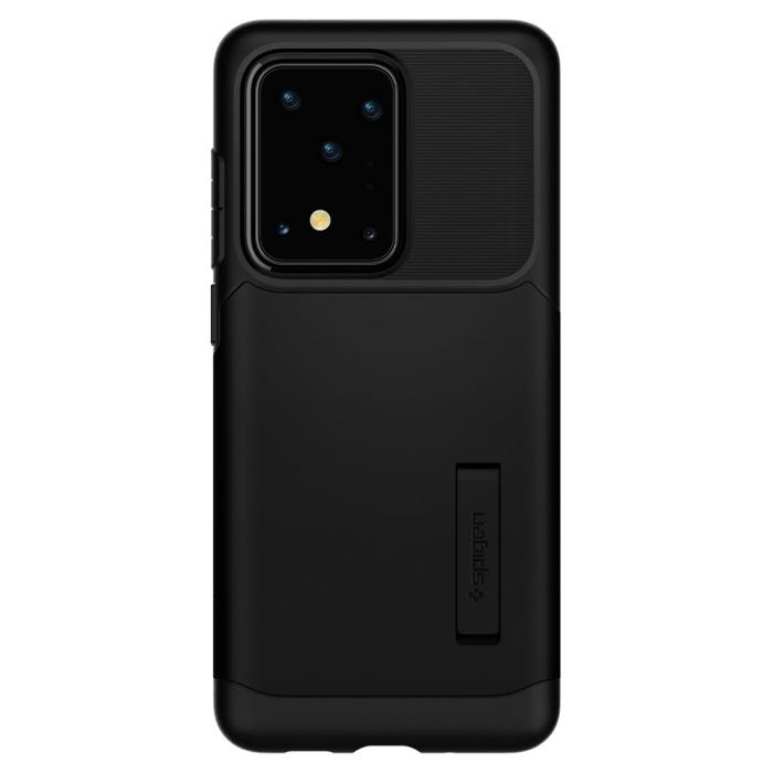UTGATT1 - Spigen Slim Armor Skal till Samsung Galaxy S20 Ultra - Svart