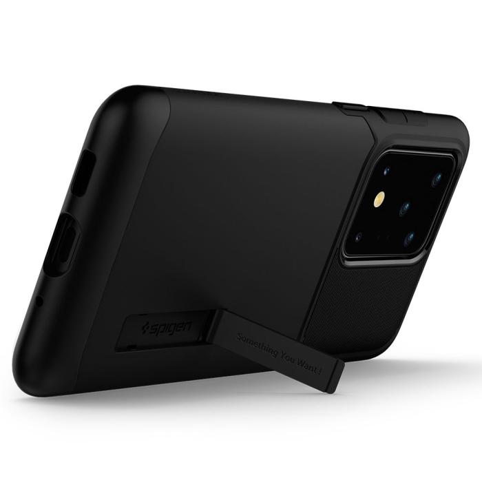 UTGATT1 - Spigen Slim Armor Skal till Samsung Galaxy S20 Ultra - Svart