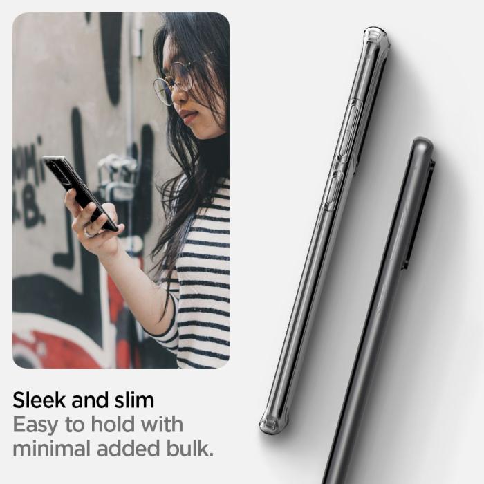 Spigen - SPIGEN Ultra Hybrid Skal till Samsung Galaxy S20 Ultra - Clear