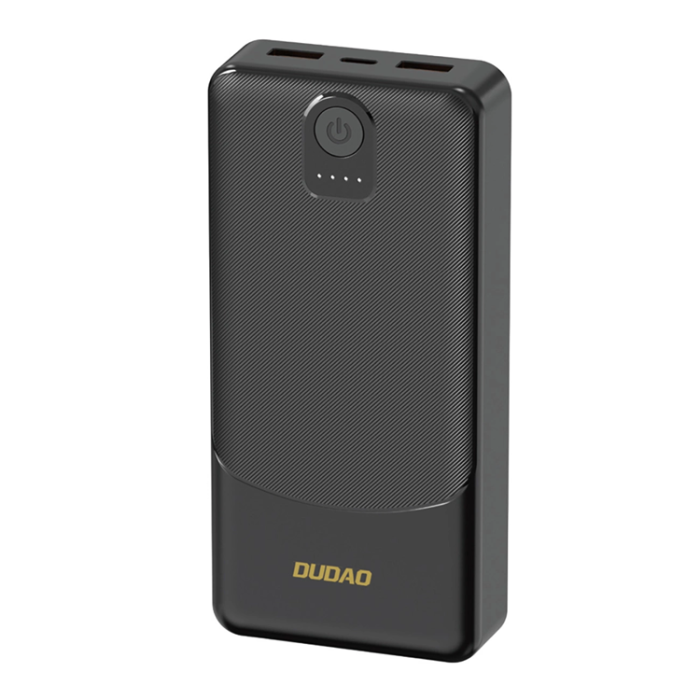 Dudao - Dudao Powerbank 20000mAh 2xUSB-A 2.4A - Svart