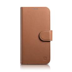 ICARER - iCarer iPhone 14 Pro Plånboksfodral 2in1 Läder - Brun