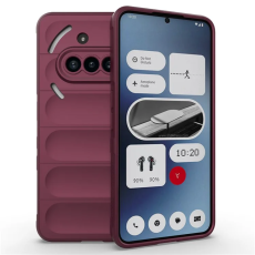 A-One Brand - Nothing Phone (3a) Mobilskal MagSafe Rugged TPU - Wine Röd