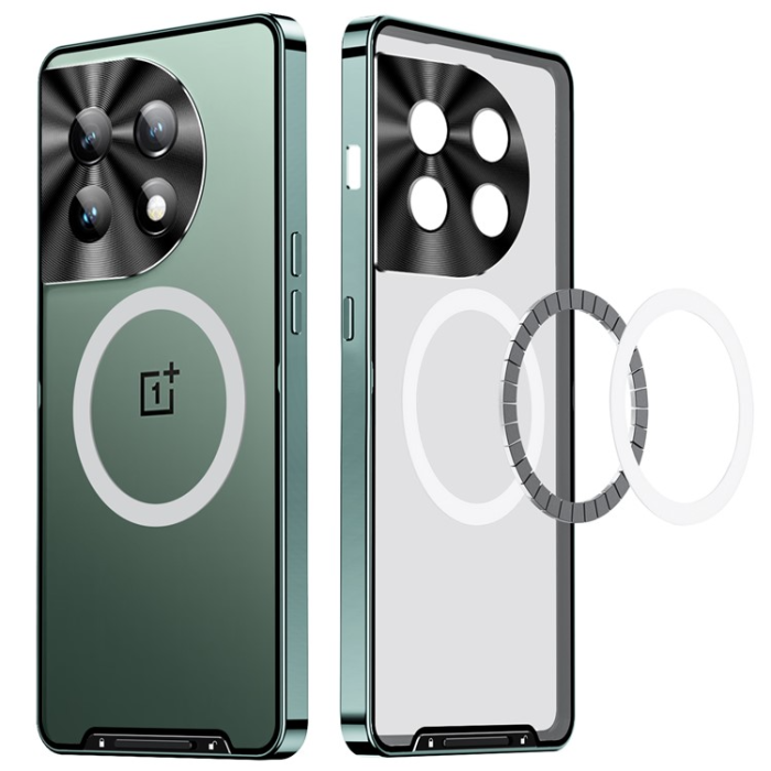 A-One Brand - OnePlus 11 5G Mobilskal Magsafe Metall - Grön