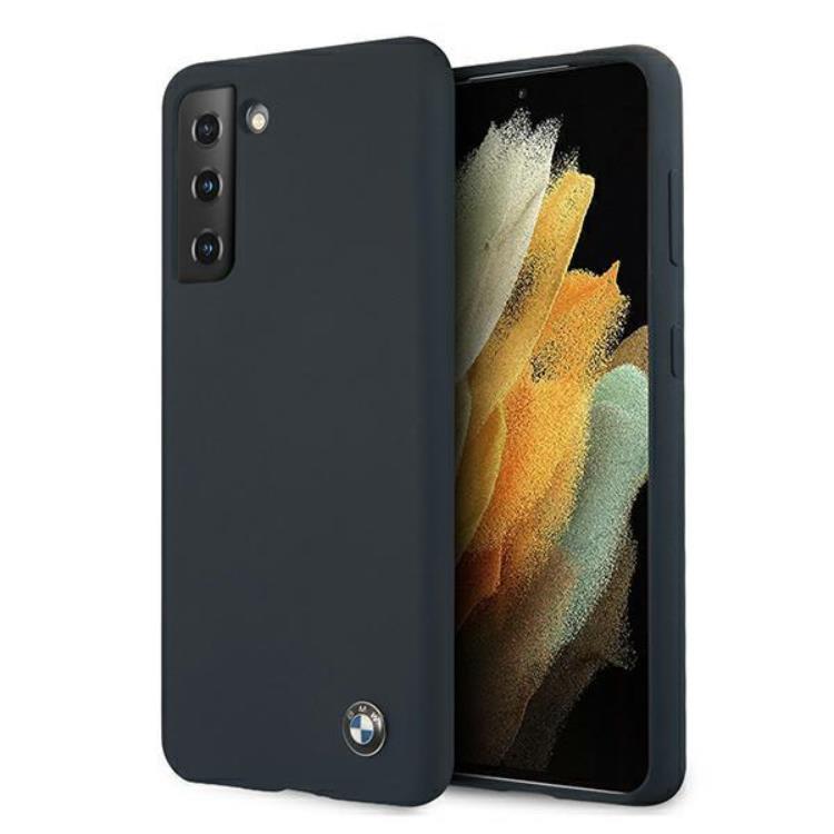 BMW Silicone Signature Skal Galaxy S21 Plus 5G - Marinblå | 2353 | AlltMobil