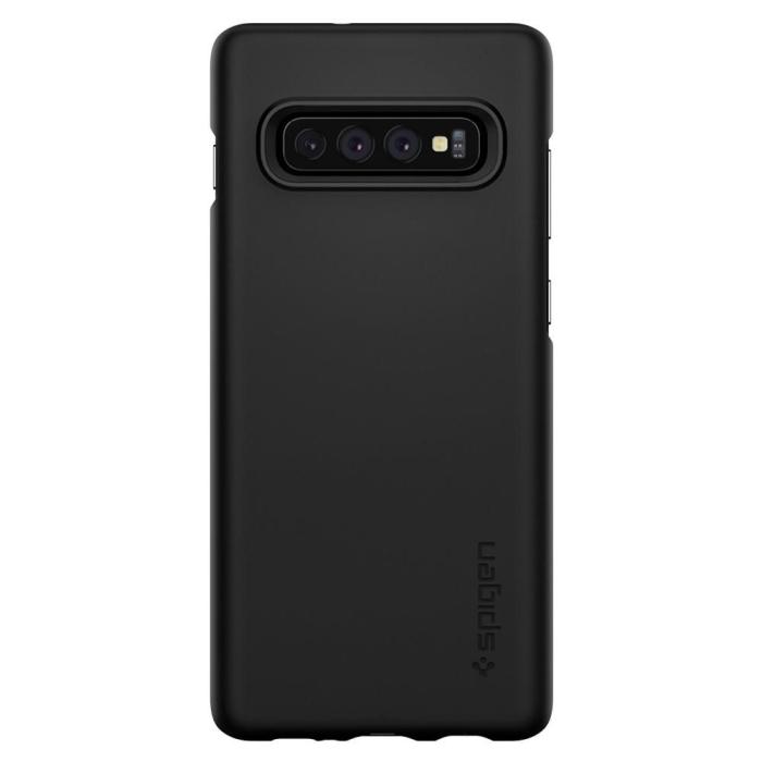 UTGATT5 - Spigen Thin Fit Galaxy S10 + Plus Svart