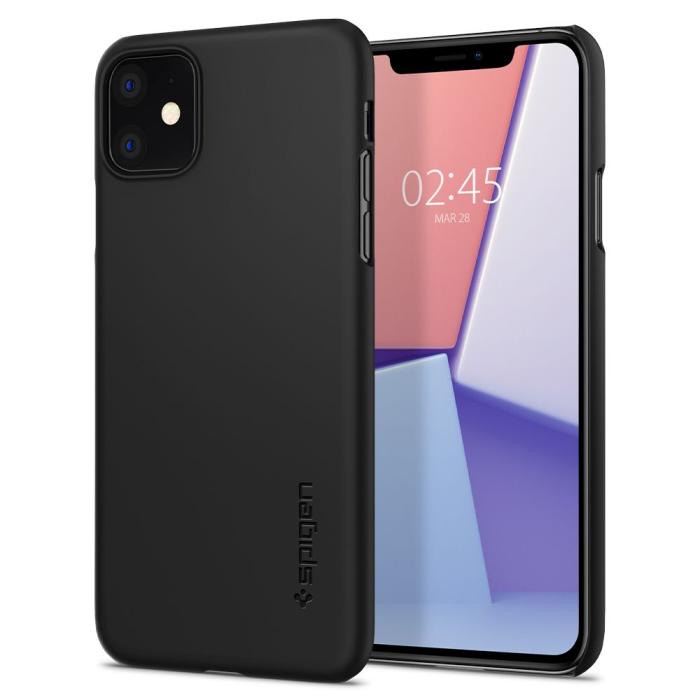 Spigen - Spigen Thin Fit iPhone 11 Svart