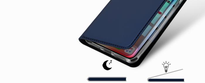 UTGATT4 - SiGN Skin Pro Plånboksfodral till iPhone XS Max - Mörkblå