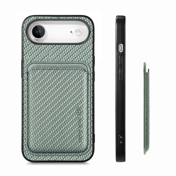 A-One Brand - iPhone Air Mobilskal Detachable Korthållare - Grön