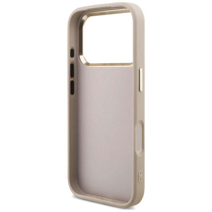 Guess - Guess Mobilskal för iPhone 18 Pro/17 Pro med Rem Metal Trims Logo