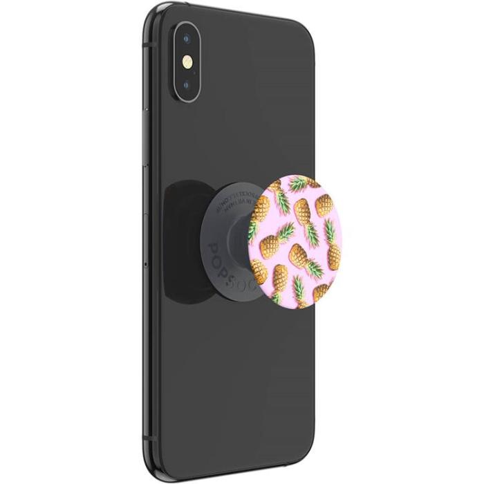 PopSockets - Popsockets Basic Grip Med Ställfunktion - Pineapple Palooza
