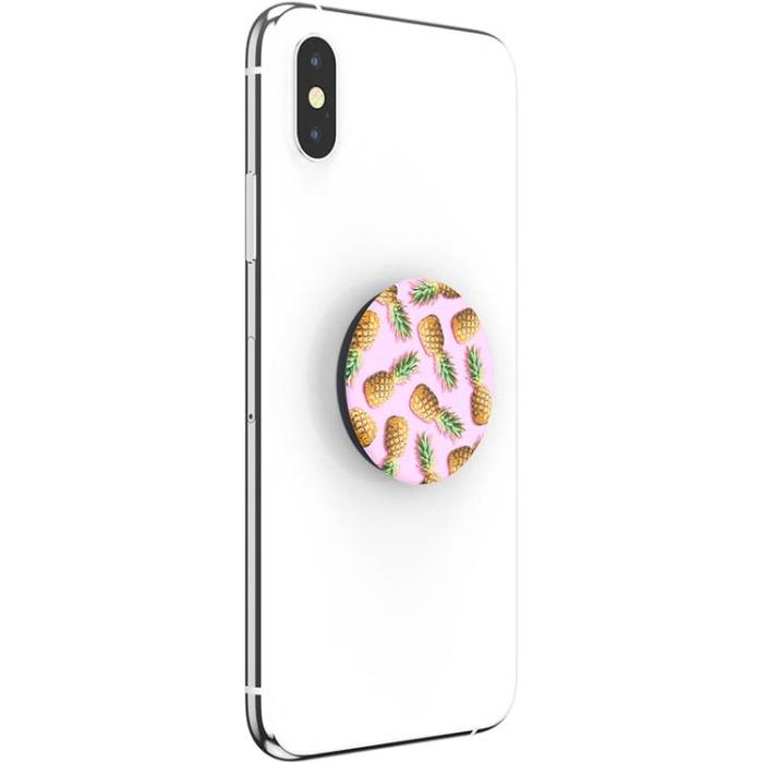 PopSockets - Popsockets Basic Grip Med Ställfunktion - Pineapple Palooza
