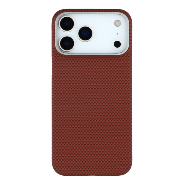 X-Level - X-LEVEL iPhone 17 Pro Mobilskal MagSafe Carbon Nanofiber - Röd