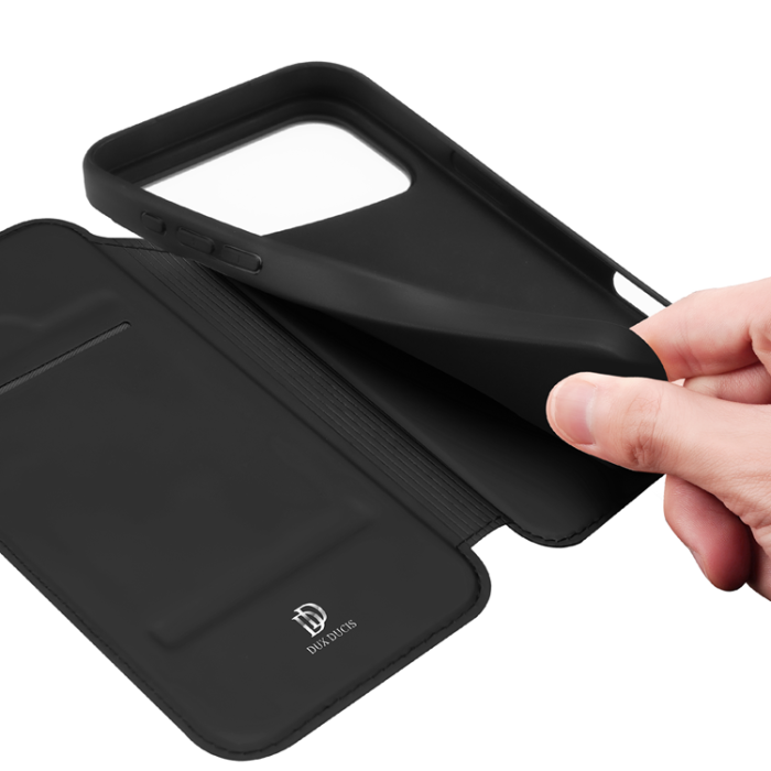 Dux Ducis - Dux Ducis iPhone 17 Pro Plånboksfodral Skin Pro Läder