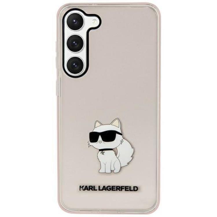Karl Lagerfeld Galaxy S23 Mobilskal Ikonik Choupette - Rosa | 2353 | AlltMobil
