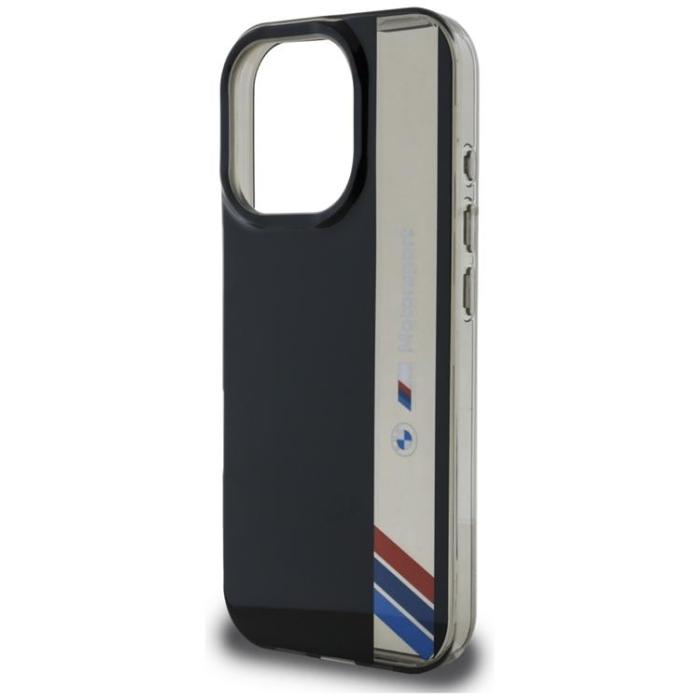 BMW - BMW iPhone 16 Pro Max Mobilskal Motorsport IML Vertical Stripe - Svart